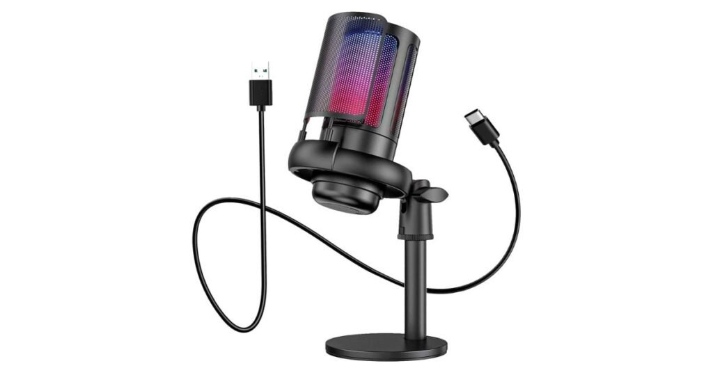 Microfone RGB TOMATE é Bom