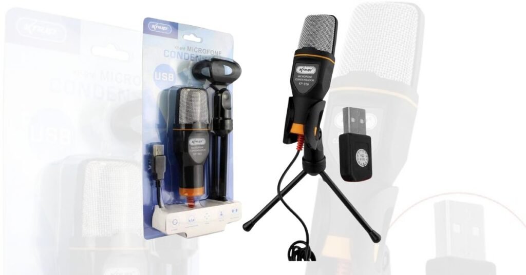 Microfone USB Knup KP-916