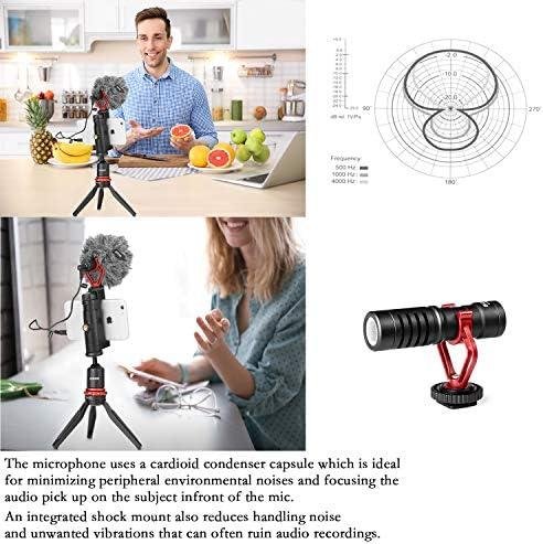 Boya Microfone de câmera universal By-MM1, microfone espingarda supercardioide com suporte de choque para câmera, consumidor, filmadora iPhone, smartphones Android Boya Microfone de câmera universal By-MM1, microfone espingarda supercardioide com suporte de choque para câmera, consumidor, filmadora iPhone, smartphones Android