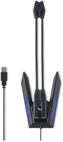 Microfone Gamer Olier USB LED Preto Warrior - PH255 Olier PH255 é Bom Para Streaming
