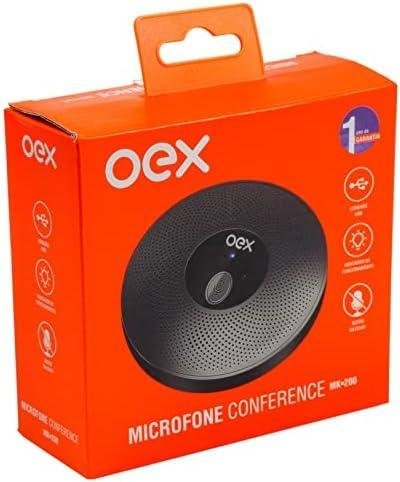 OEX Microfone Conference MK200 - Preto OEX Microfone Conference MK200 - Preto