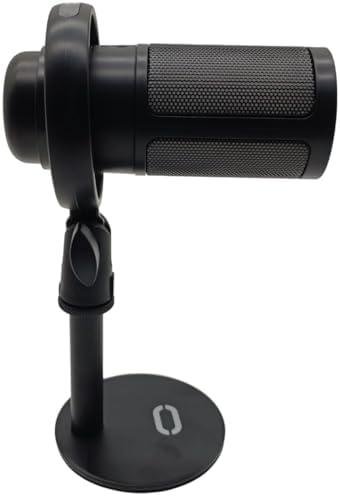 Microfone RGB Condensador Com Conector De Monitoramento De Fone De Ouvido USB Profissional Controle De Luz Gamer Para Computador Jogos Transmissao Ao Vivo Plug And Play - TOMATE (Preto) Microfone RGB Condensador Com Conector De Monitoramento De Fone De Ouvido USB Profissional Controle De Luz Gamer Para Computador Jogos Transmissao Ao Vivo Plug And Play - TOMATE (Preto)