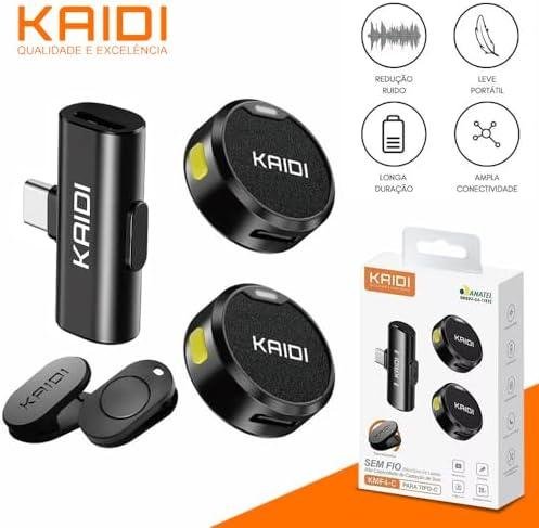 Microfone de Lapela Sem Fio Kit C/ 2 Un P/Celulares Com Conexão USB Tipo C, Iphone (15/16), Android, Podcast, YouTube, TikTok, Instagram, Entrevistas, Lives, Captação Profissional de Áudio, Bluetooth Testamos o Microfone de Lapela Sem Fio Para Celular: Funciona Mesmo no iPhone 15 e Android?