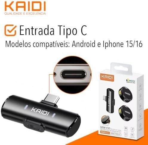 Microfone de Lapela Sem Fio Kit C/ 2 Un P/Celulares Com Conexão USB Tipo C, Iphone (15/16), Android, Podcast, YouTube, TikTok, Instagram, Entrevistas, Lives, Captação Profissional de Áudio, Bluetooth Microfone de Lapela Sem Fio Kit C/ 2 Un P/Celulares Com Conexão USB Tipo C, Iphone (15/16), Android, Podcast, YouTube, TikTok, Instagram, Entrevistas, Lives, Captação Profissional de Áudio, Bluetooth