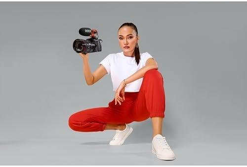 RØDE VideoMic GO II Microfone Shotgun ultracompacto para câmera com saídas de 3,5 mm e USB para filmagem, criação de conteúdo, podcasts e chamadas de vídeo RØDE VideoMic GO II Microfone Shotgun ultracompacto para câmera com saídas de 3,5 mm e USB para filmagem, criação de conteúdo, podcasts e chamadas de vídeo