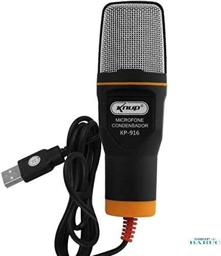 Microfone Condensador Usb Knup Kp-916 - Últimas Unidades Microfone Condensador Usb Knup Kp-916 - Últimas Unidades