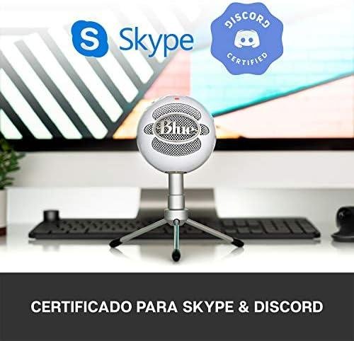 Microfone Condensador USB Logitech For Creators Blue Snowball iCE com Captação Cardióide, Suporte Ajustável, Conexão Plug and Play para Gravação e Streaming em PC e Mac - Branco Microfone Condensador USB Logitech For Creators Blue Snowball iCE com Captação Cardióide, Suporte Ajustável, Conexão Plug and Play para Gravação e Streaming em PC e Mac - Branco