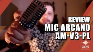 Review Microfone Arcano AM V3 PL (Microfone Vintage)