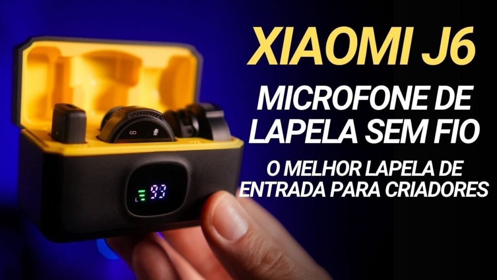 Microfone Lapela Sem Fio Xiaomi J6: Melhor Custo-Benefício para Criadores no YouTube e Instagram!