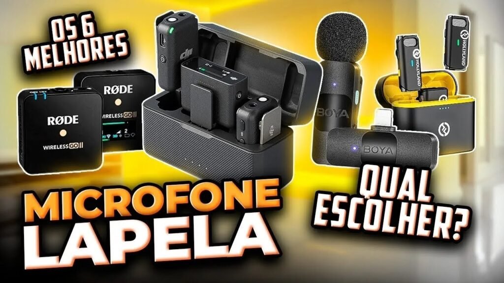Microfone Lapela: Do Básico ao Profissional – Qual Vale a Pena?