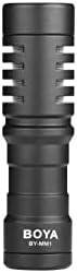 BOYA BY-MM1 Microfone de Vídeo Shotgun, Mini Microfone de Gravação Compacto Universal na Câmera, Condensador Direcional para DSLR, Filmadora, iPhone, Smartphones Android, Mac, Tablet BOYA BY-MM1 Microfone de Vídeo Shotgun, Mini Microfone de Gravação Compacto Universal na Câmera, Condensador Direcional para DSLR, Filmadora, iPhone, Smartphones Android, Mac, Tablet