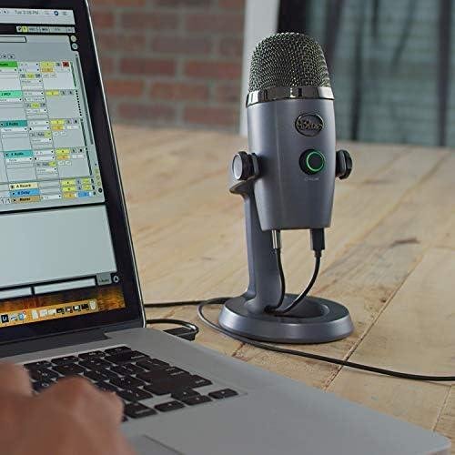 Microfone Condensador USB Logitech For Creators Blue Yeti Nano com Captação Cardióide e Omnidirecional, Efeitos BLUE VO!CE, Conexão Plug and Play para Podcast, Gravação e Streaming em PC e Mac - Cinza Microfone Condensador USB Logitech For Creators Blue Yeti Nano com Captação Cardióide e Omnidirecional, Efeitos BLUE VO!CE, Conexão Plug and Play para Podcast, Gravação e Streaming em PC e Mac - Cinza
