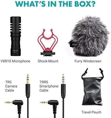 Movo Microfone espingarda universal VXR10 para câmera – microfone de câmera para smartphones DSLR, iPhone e Android – compatível com câmeras Canon EOS, Nikon e Sony – com suporte de choque, Movo VXR10 é Bom? Testamos o Microfone para Câmeras e Celulares