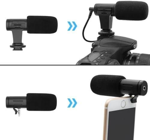 MAMEN - Microfone Shotgun Estereo Super cardioide HD cameras e celular Mamen Mic-06 MAMEN - Microfone Shotgun Estereo Super cardioide HD cameras e celular Mamen Mic-06