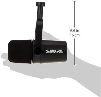 Shure Microfone de Podcast MV7X XLR - Microfone Dinâmico de Qualidade Profissional para Podcasting e Gravação Vocal, Tecnologia de Isolamento de Voz, Construção de Todo Metal, Compatível com Microfone, Frequência Otimizada - Preto Shure Microfone de Podcast MV7X XLR - Microfone Dinâmico de Qualidade Profissional para Podcasting e Gravação Vocal, Tecnologia de Isolamento de Voz, Construção de Todo Metal, Compatível com Microfone, Frequência Otimizada - Preto