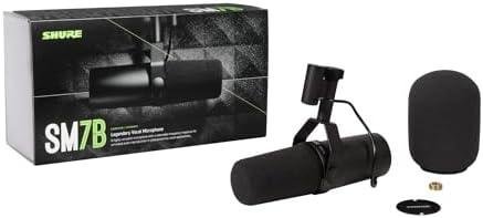 Shure SM7B Microfone Dinâmico Cardióide para Estúdio Shure SM7B Microfone Dinâmico Cardióide para Estúdio