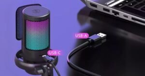 Tomate MT-1060R: Microfone RGB Gamer USB é Bom?