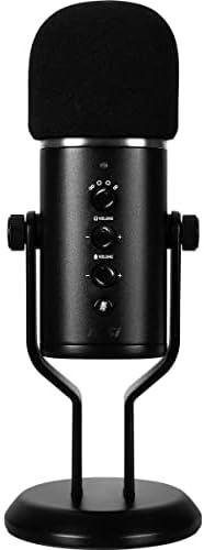         MSI IMMERSE GV60 Streaming MIC 'Interface USB Tipo-C e 3,5 mm Aux, para aplicações profissionais com controle intuitivo em 4 modos: Estéreo, Omnidirecional, cardioide e bidirecional'       