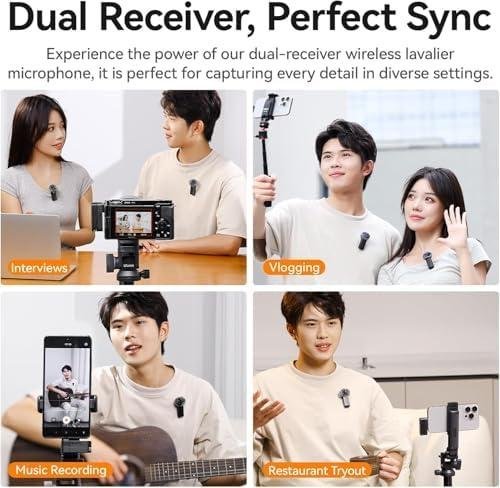 Ulanzi A100: Microfone de Lapela Sem Fio USB-C/XLR Vale a Pena?