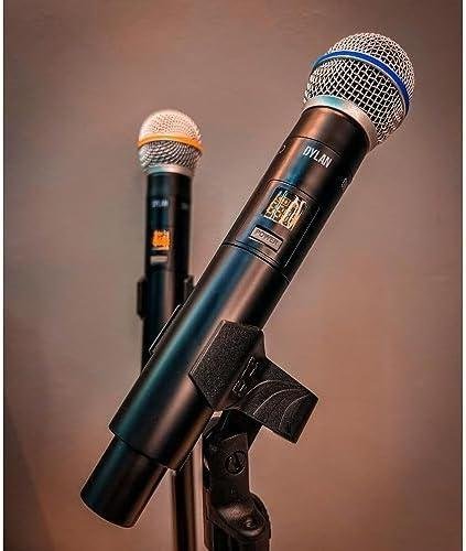 Microfone De Mão Duplo Sem Fio Dylan 26 Canais DW-602 Max Microfone De Mão Duplo Sem Fio Dylan 26 Canais DW-602 Max