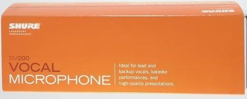         Shure SV200 Microfone de Mão Dinâmico Cardióide para Voz       
