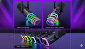 FIFINE AM8: Microfone Dinâmico USB/XLR com RGB Vale a Pena?