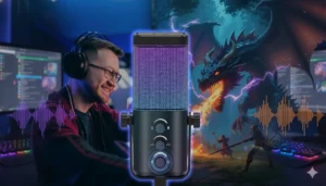 Microfone XLR-USB Roxo: Vale a Pena para Podcast e Streaming?