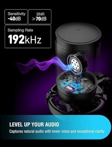 FIFINE A6V: Microfone USB Gamer RGB para Streaming Vale a Pena?