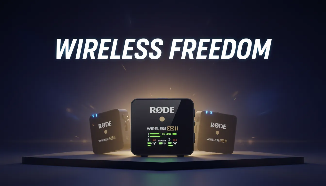 Descubra o RØDE Wireless Go II: O Microfone que Revoluciona a Gravação de Áudio