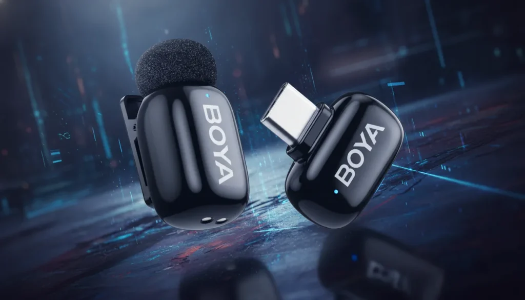BOYA Mini Microfones Sem Fio