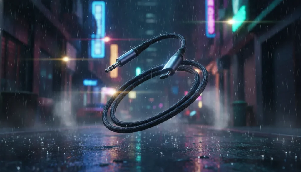 Adaptador USB-C para P2 com DAC