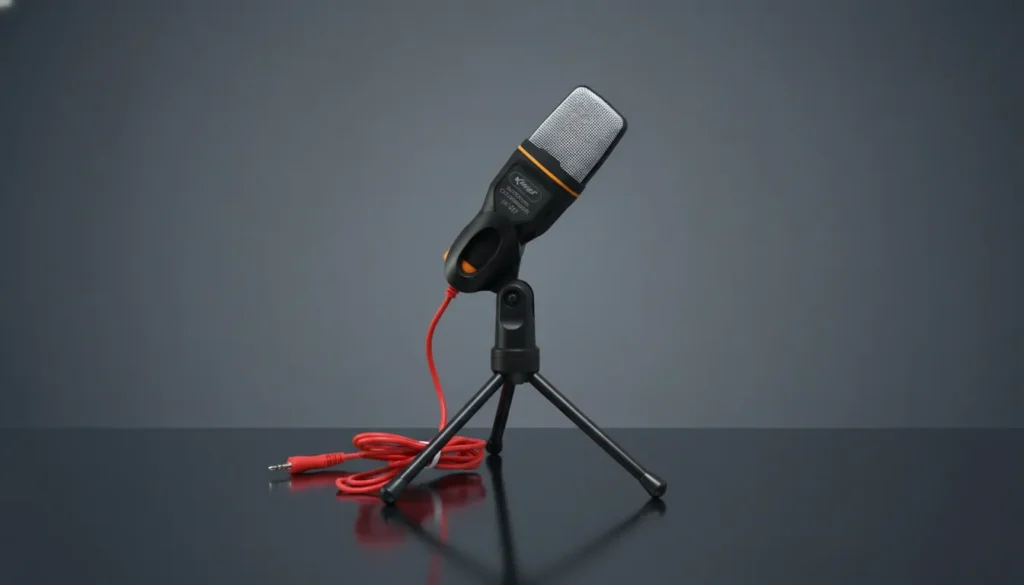 Microfone Condensador PC Tripé P2 é Bom?