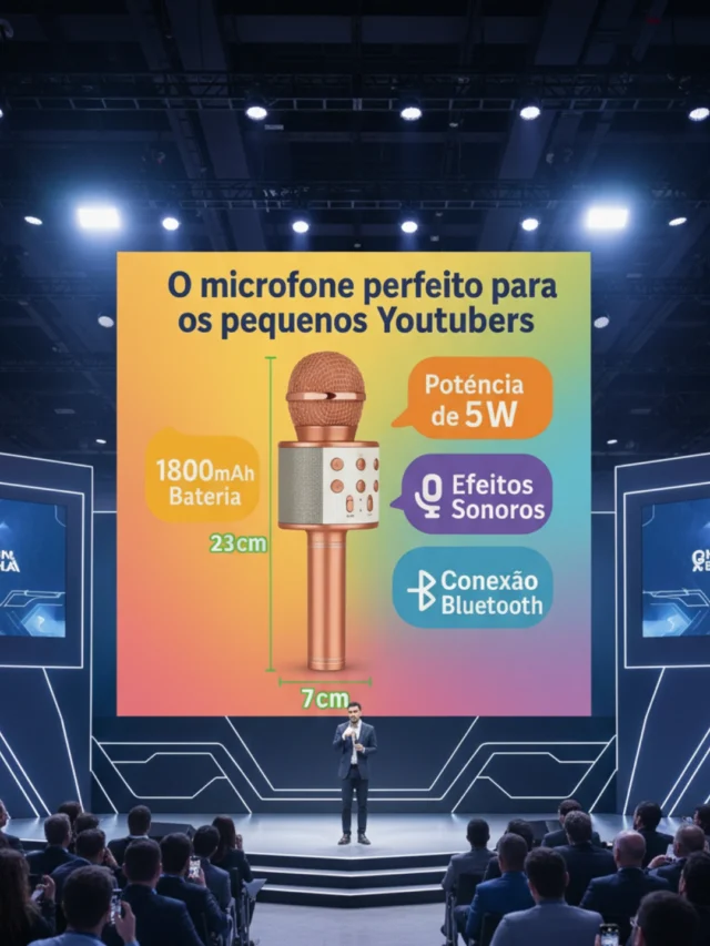 Microfone Karaoke Infantil