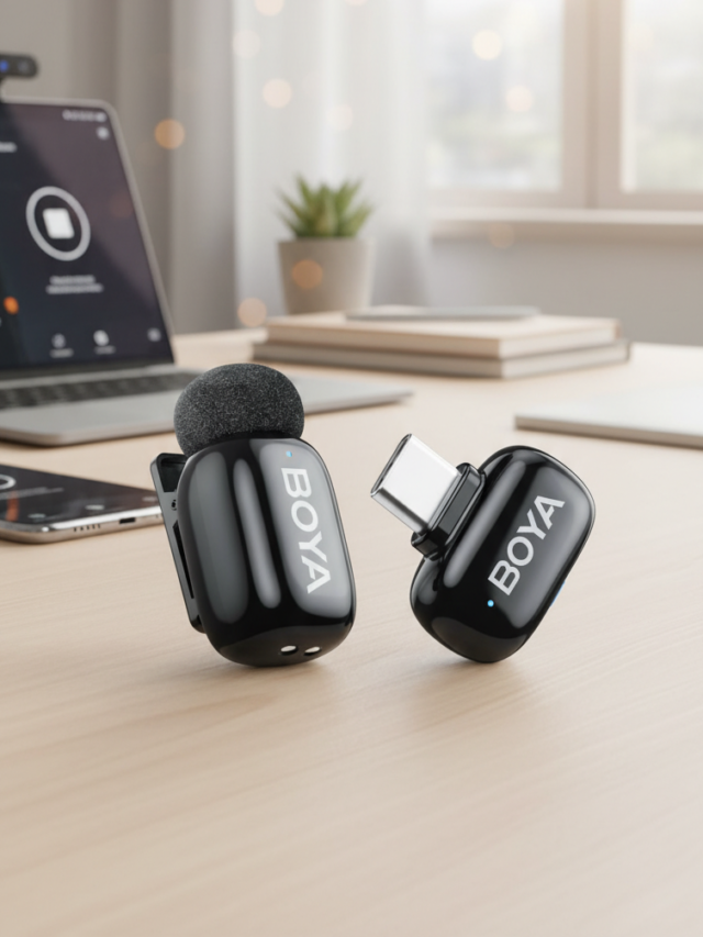 Review BOYA Mini Microfone Sem Fio USB-C