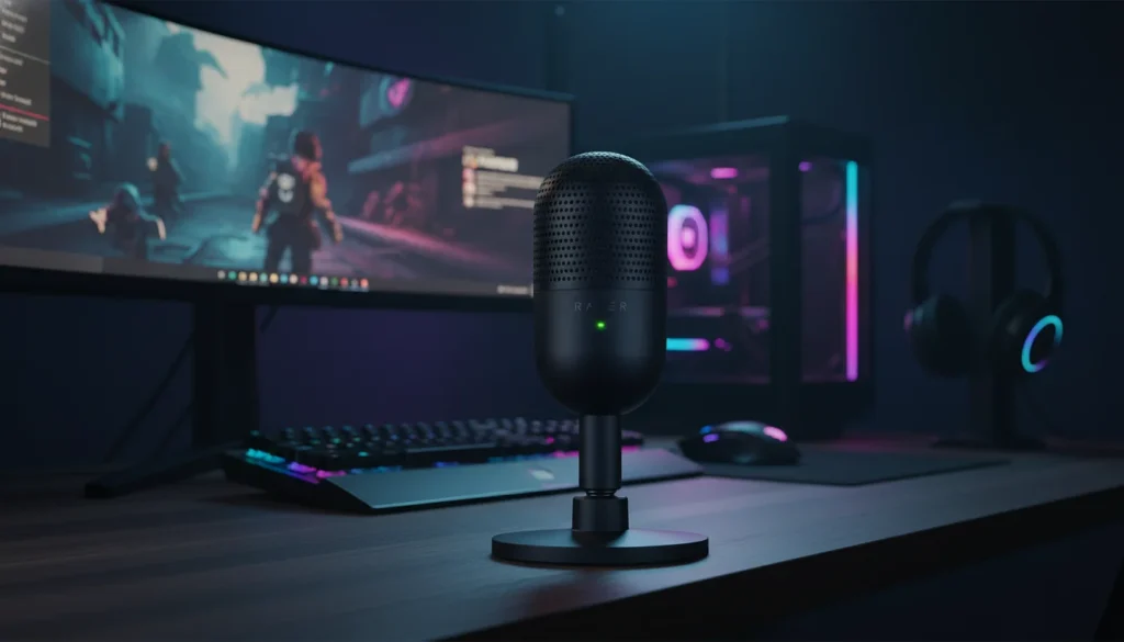 Razer Seiren V3 Mini: Potência e Clareza em Tamanho Mini