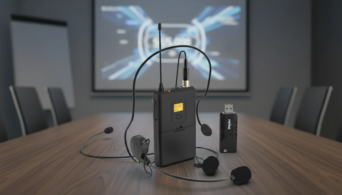 FIFINE K031B: O Microfone Sem Fio USB Vale a Pena?