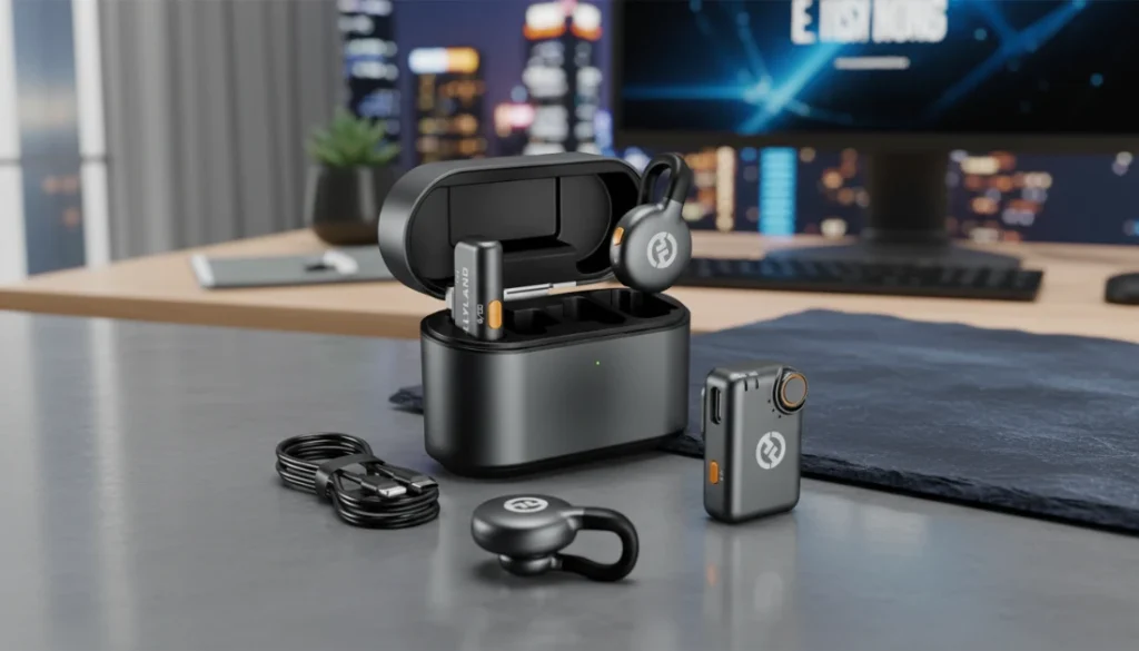 Microfone de Lapela Hollyland Lark M2S Duo