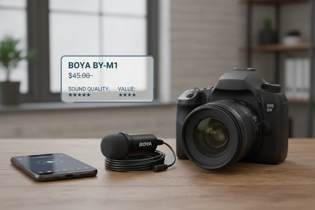 Custo-benefício do Boya BY-M1