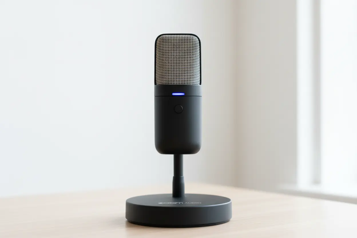 Microfone de mesa para reuniões Zoom