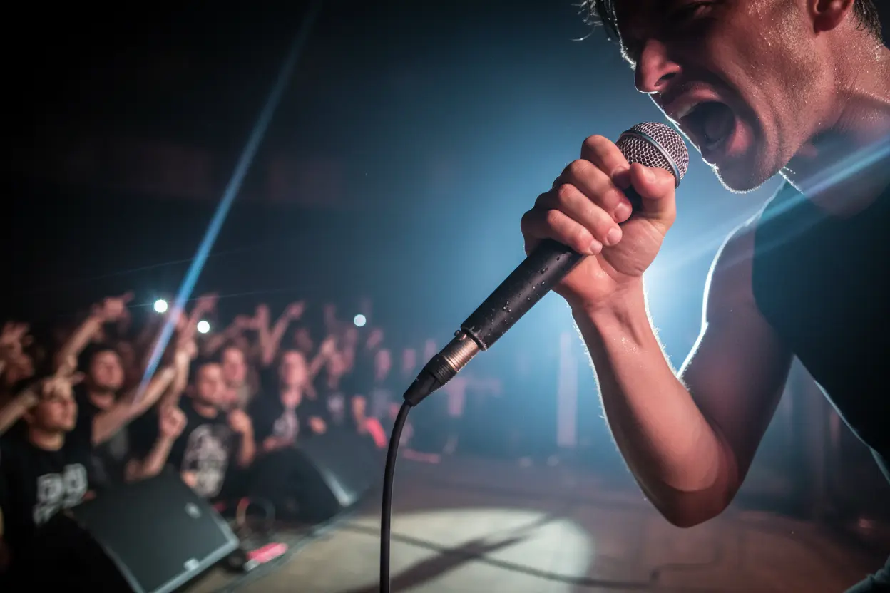 Diferença entre microfone dinamico e condensador em uso ao vivo.