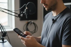 Microfone de Lapela para iPhone: Sua Voz Profissional Agora!