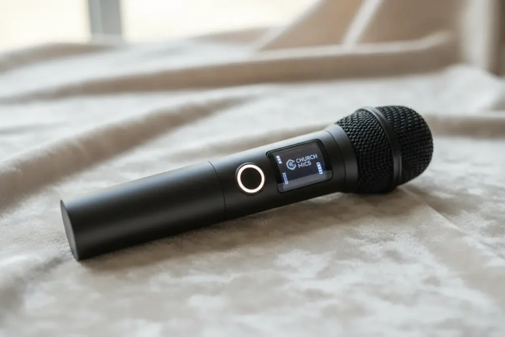 microfone para igreja sem fio potente