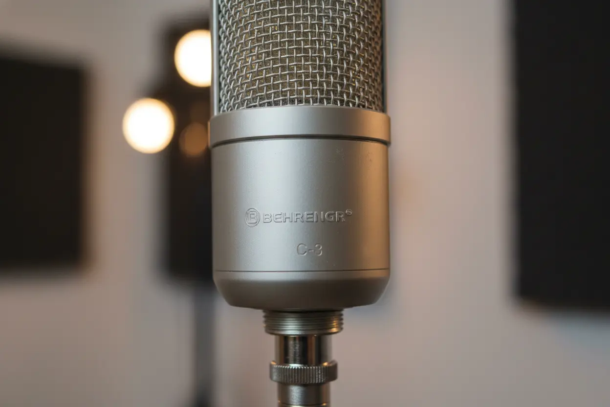 Construção robusta do microfone Behringer C3