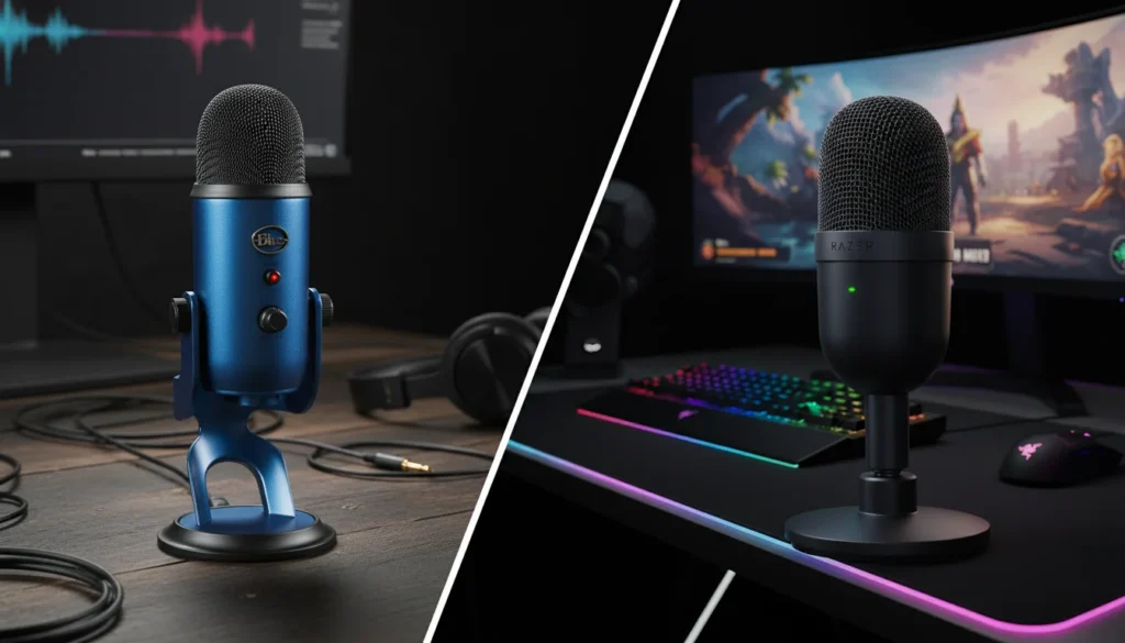 Blue Yeti vs Razer Seiren Mini: Qual Comprar? Análise Sincera