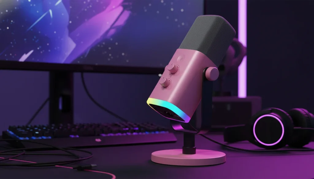 Fifine Microfone Dinâmico USB com Iluminação RGB 2026 Vale a Pena?