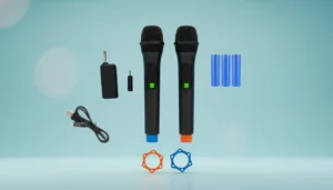 Kit 2 Microfones Sem Fio UHF Karaoke Vale a Pena em 2026?