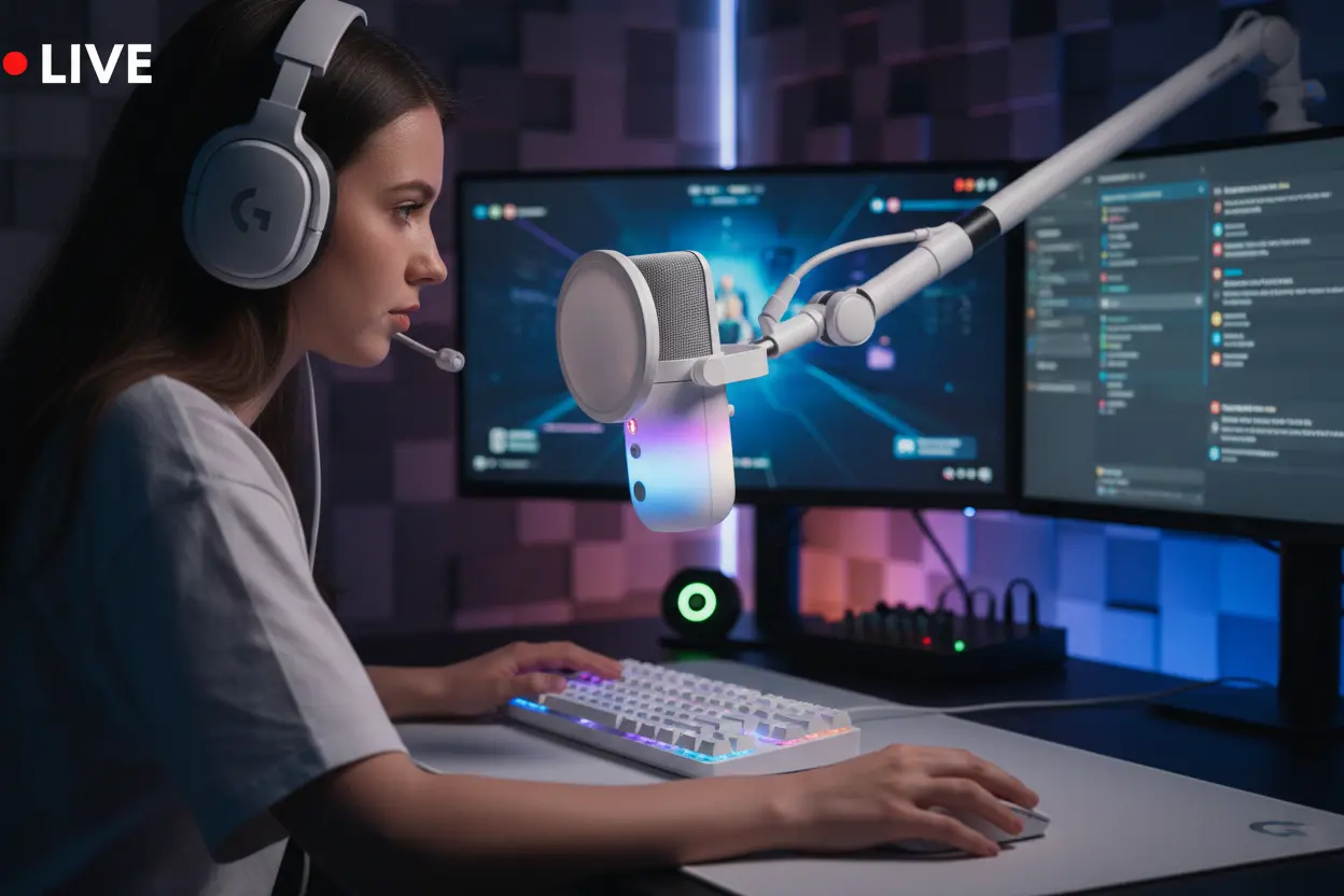 Microfone Dinâmico Gamer Logitech G Yeti GX Vale a Pena em 2026?
