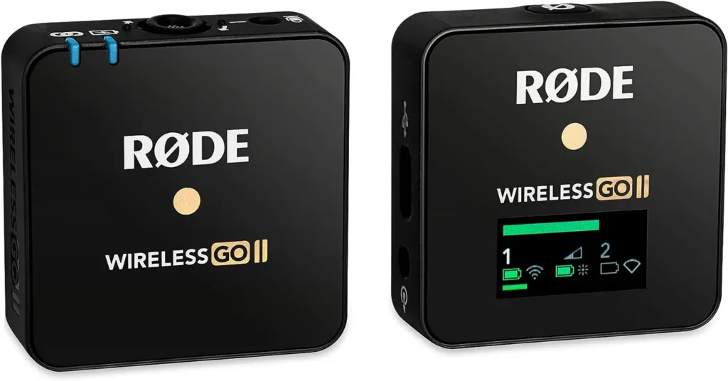 Microfone sem fio Rode Wireless GO II Single preto