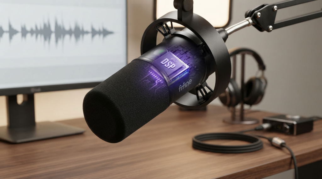 FIFINE Microfone dinâmico, microfone para PC