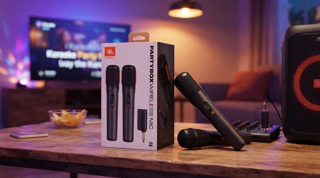 Microfone Sem Fio JBL PartyBox Wireless Mic